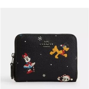 NWT Coach Disney Holiday Print Wallet